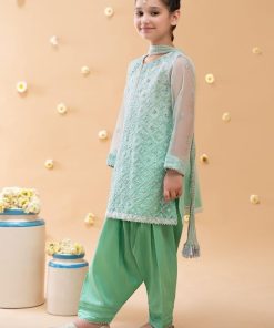 Maria.b Kid’s Wear Offwhite/Green Suit Mbks-Ef2416Wg 10 Mks Ea23 16Gg Imanistudio.com