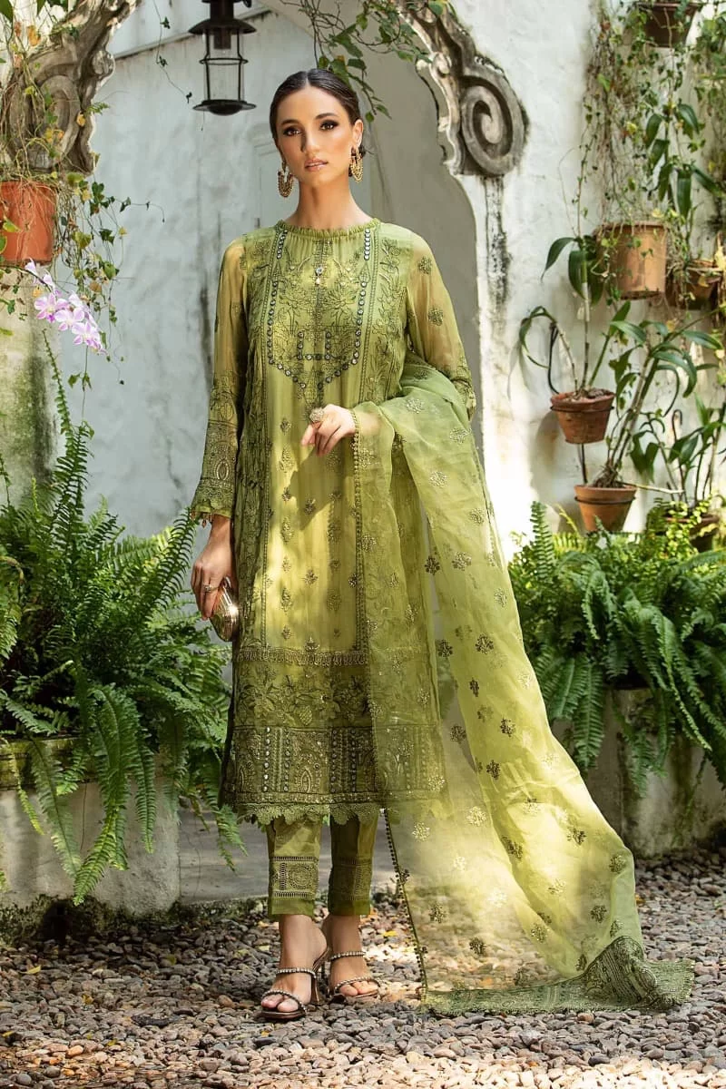 Maria.b Evening Wear Apple Green Outfit Mbsf-Ea2307Ag