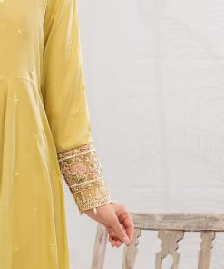 Maria.b Casual Wear Lime Yellow Outfit Mbdw-Ea2317Ly 12 Dw Ea23 17 Yellowd Imanistudio.com
