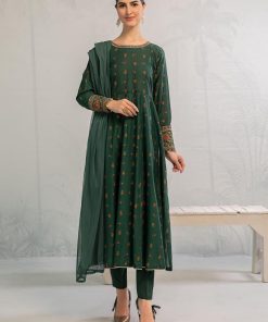 Maria.B Casual Wear Forest Green Outfit MBDW-EA2389FG
