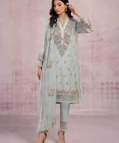 Maria.B Casual Wear Pastel Blue Outfit MBDW-EF2342PB