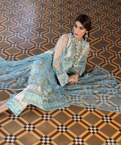 Mehdi Luxury Pret Aqua/Beige Outfit Mdfl-0623Pearly 6 Mfl 006 Pearlyb Imanistudio.com