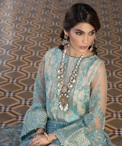 Mehdi Luxury Pret Aqua/Beige Outfit Mdfl-0623Pearly 7 Mfl 006 Pearlyc Imanistudio.com
