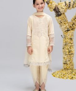 Maria.B Kid’s Wear Pastel Yellow Suit MBKD-EA2301PY