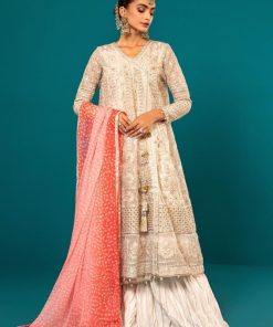 Maria.B Evening Wear Off-White Outfit MBSF-EA2306OW