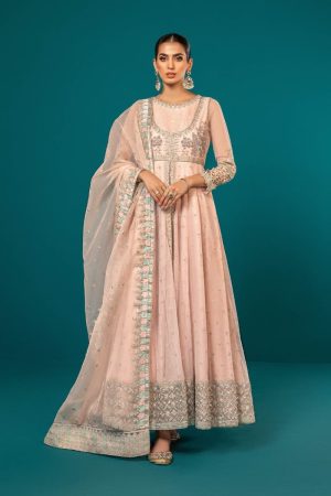 Maria.B Evening Wear Pastel Pink Outfit MBSF-EA2312PP