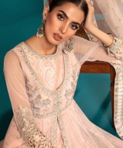 Maria.b Evening Wear Pastel Pink Outfit Mbsf-Ea2312Pp 14 Sf Ea23 12 Pinkb Imanistudio.com