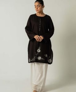 Zara Shahjahan 2Pcs Basic Kurta/ Trousers ZSBLK-2316BW