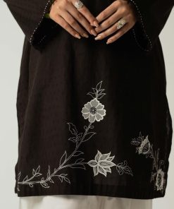Zara Shahjahan 2Pcs Basic Kurta/ Trousers Zsblk-2316Bw 16 B016D Imanistudio.com