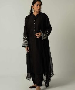 Zara Shahjahan Casual Black Suit ZSBLK-2618BB
