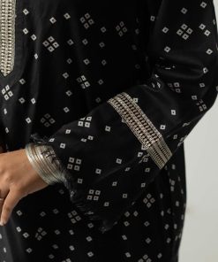 Zara Shahjahan 2Pcs Basic Kurta/ Shalwar Zsblk-2321P-Black 13 B021D Imanistudio.com