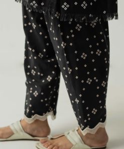 Zara Shahjahan 2Pcs Basic Kurta/ Shalwar Zsblk-2321P-Black 14 B021E Imanistudio.com