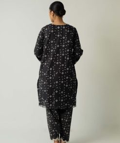 Zara Shahjahan 2Pcs Basic Kurta/ Shalwar Zsblk-2321P-Black 16 B021G Imanistudio.com