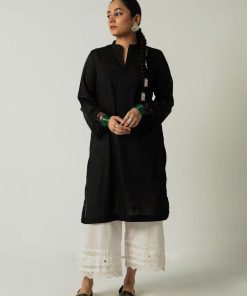 Zara Shahjahan 2Pcs Basic Kurta/ Culottes ZSBLK-2322JBW