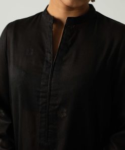Zara Shahjahan 2Pcs Basic Kurta/ Culottes Zsblk-2322Jbw 14 B022A Imanistudio.com