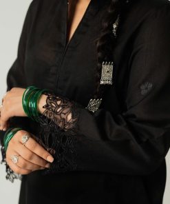 Zara Shahjahan 2Pcs Basic Kurta/ Culottes Zsblk-2322Jbw 13 B022C Imanistudio.com