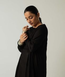 Zara Shahjahan 2Pcs Basic Kurta/ Shalwar Zsblk-2326Bws 14 B026D Imanistudio.com