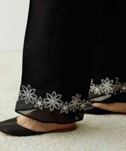Zara Shahjahan 2Pcs Basic Kurta/ Trousers Zsblk-2329W-Black 11 B029D Imanistudio.com
