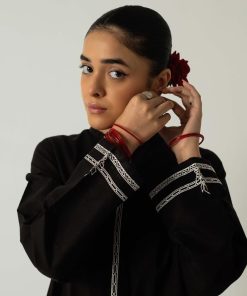 Zara Shahjahan 2Pcs Basic Kurta/ Trousers Zsblk-2331-Blackw 13 B031A Imanistudio.com