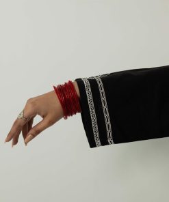 Zara Shahjahan 2Pcs Basic Kurta/ Trousers Zsblk-2331-Blackw 17 B031D Imanistudio.com