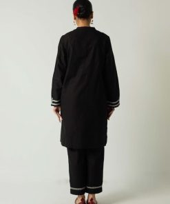 Zara Shahjahan 2Pcs Basic Kurta/ Trousers Zsblk-2331-Blackw 20 B031H Imanistudio.com