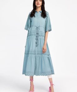 Maria.B Basics Shirt Powder Blue MBEA2390PB