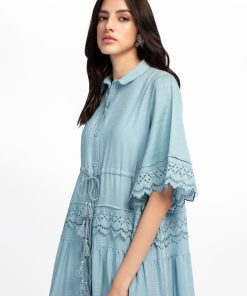 Maria.b Basics Shirt Powder Blue Mbea2390Pb 11 Mb Ea23 90 Powderblueb Imanistudio.com