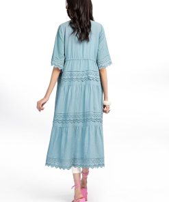Maria.b Basics Shirt Powder Blue Mbea2390Pb 13 Mb Ea23 90 Powderblued Imanistudio.com