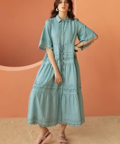 Maria.b Basics Shirt Powder Blue Mbea2390Pb 17 Maria.b Basics Shirt Powder Blue Mbea2390Pb