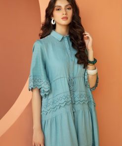 Maria.b Basics Shirt Powder Blue Mbea2390Pb 16 Mb Ea23 90 Powderbluef Imanistudio.com