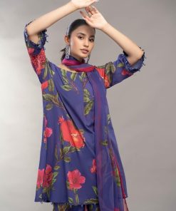 Maria.b Casual Wear Purple Outfit Mprint Mbmp-1803Pr 11 Mps 1803 Bc Imanistudio.com