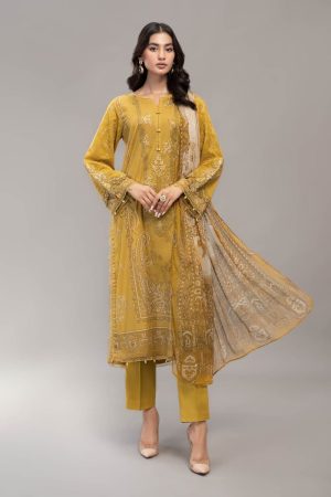 Maria.b Casual Wear Mustard Outfit Mprint Mbmp-1805My