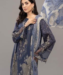 Maria.b Casual Wear Indigo Outfit Mprint Mbmp-1805Ib 9 Mps 1805 Bb Imanistudio.com