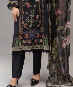 Maria.b Casual Wear Black Outfit Mprint Mbmp-1806Br 13 Mps 1806 Be Imanistudio.com