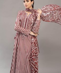 Maria.b Casual Wear Maroon Mprint Mbmp-1810Ms 11 Mps 1810 Bb Imanistudio.com