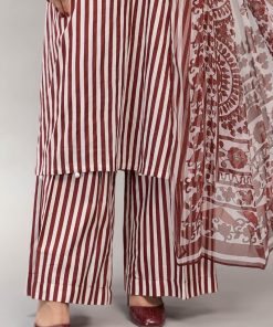 Maria.b Casual Wear Maroon Mprint Mbmp-1810Ms 17 Mps 1810 Bg Imanistudio.com