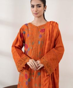 Luxury Pret Orang Light Khaddar Suit Mbdw-W2413Ok 13 Dw W23 13 Orangec Imanistudio.com