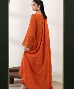 Luxury Pret Orang Light Khaddar Suit Mbdw-W2413Ok 15 Dw W23 13 Orangeh Imanistudio.com