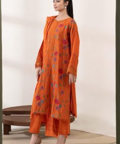 Luxury Pret Orang Light Khaddar Suit Mbdw-W2413Ok