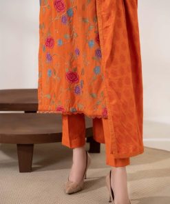 Luxury Pret Orang Light Khaddar Suit Mbdw-W2413Ok 16 Dw W23 13Orangei Imanistudio.com