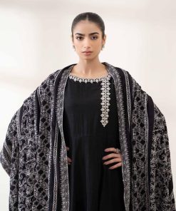 Luxury Pret Black Light Khaddar Suit Mbdw-W2329Bw 13 Dw W23 29Blackb Imanistudio.com