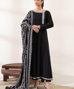 Luxury Pret Black Light Khaddar Suit MBDW-W2329BW
