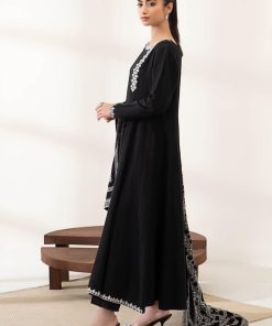 Luxury Pret Black Light Khaddar Suit Mbdw-W2329Bw 16 Maria.b Casual Wear Black Outfit Mbdw-W2329Bw
