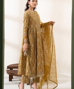 Maria.b Casual Wear Mustard Print Outfit Mbdw-W2338Mp 9 Dw W23 38 Yellowe Imanistudio.com