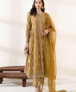 Maria.B Casual Wear Mustard Print Outfit MBDW-W2338MP