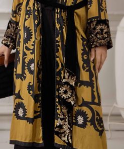 Maria.b Casual Wear Black/Mustard Mbdw-W23116Bm 10 Dw W23116 Mustardc Imanistudio.com