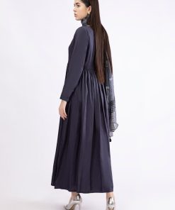 Maria.b Basic 2 Pcs Dark Blue Shirt &Amp; Dupatta Mbw23170Db 8 Mb W23 170 Tealblued Imanistudio.com