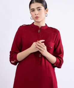 Maria.b Basic Shirt Deep Red Mbw23-86Dr 8 Mb W23 86 Redb Imanistudio.com
