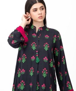 2Pcs Casual Wear Co-Ord Set Black Print Mb-W23128Bp 8 Mb W23128 Blackb Imanistudio.com