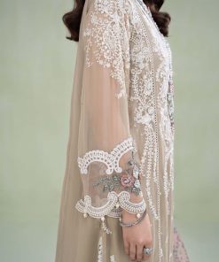 Maria.b Chiffon Evening Wear Coffe Latte Suit Mbmcs-2301Cl 10 Mcs 23101C Imanistudio.com